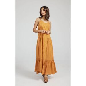 Talisman Isobel Midi Dress in Desert Sun Burnt Orange  Wine tasting Dress XS NWT